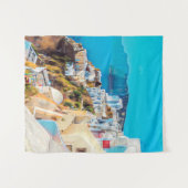 ldp SANTORINI - Panorama - Wandteppich (Vorderseite (Horizontal))
