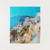 ldp SANTORINI - Panorama - Wandteppich (Vorderseite)