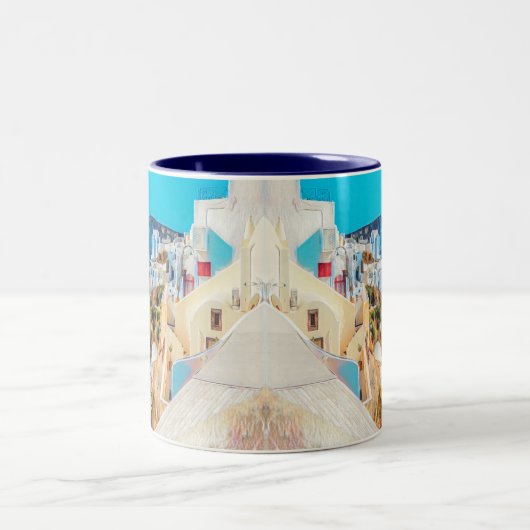 ldp SANTORINI - Panorama - Zweifarbige Tasse (Mittel)