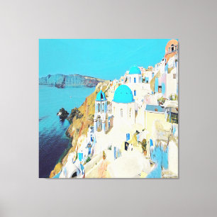 ldp SANTORINI - view - Leinwanddruck