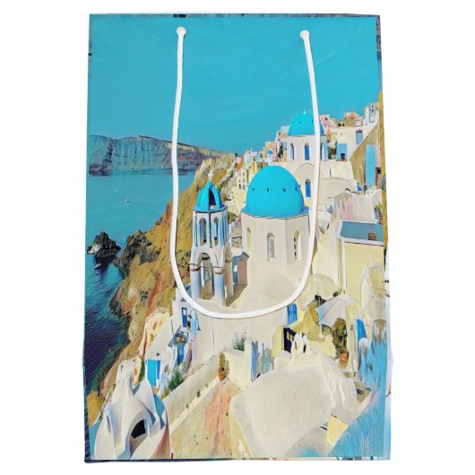 ldp SANTORINI - view - Mittlere Geschenktüte (Rückseite)