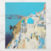 ldp SANTORINI - view - Weinetikett (Einzelnes Label)