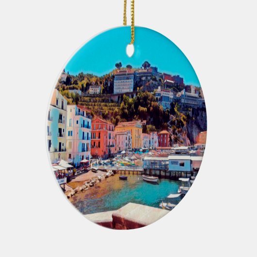 ldp SORRENTO - Panorama - Strand - Keramik Ornament (Rechts)