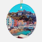 ldp SORRENTO - Panorama - Strand - Keramik Ornament (Links)