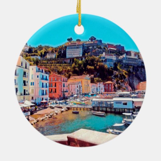 ldp SORRENTO - Panorama - Strand - Keramik Ornament (Hinten)