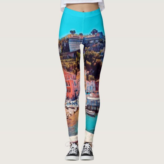 ldp SORRENTO - Panorama - Strand - Leggings (Vorderseite)