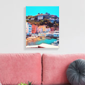 ldp SORRENTO - Panorama - Strand - Leinwanddruck (Insitu (Wohnzimmer))