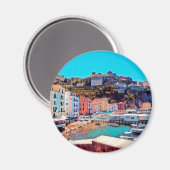 ldp SORRENTO - Panorama - Strand - Magnet (Vorderseite/Rückseite)