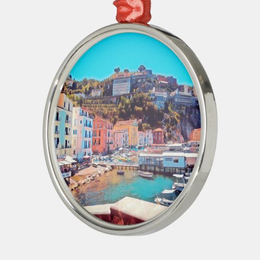 ldp SORRENTO - Panorama - Strand - Ornament Aus Metall (Links)