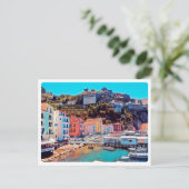ldp SORRENTO - Panorama - Strand - Postkarte (Stehend Vorderseite)
