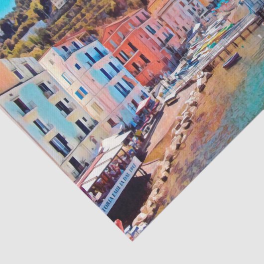 ldp SORRENTO - Panorama - Strand - Seidenpapier (Ausschnitt)