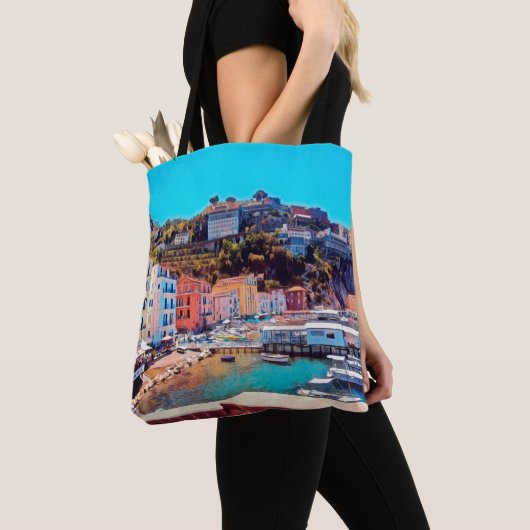 ldp SORRENTO - Panorama - Strand - Tasche (Von Nahem)