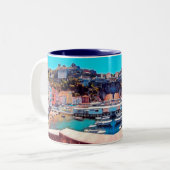 ldp SORRENTO - Panorama - Strand - Zweifarbige Tasse (Vorderseite Links)