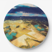 ldp TUSCANY - Toskana - Landschaft - Pappteller (Vorderseite)