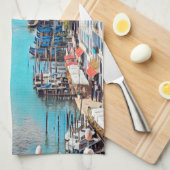 ldp VENICE - Aussicht auf den Canale Grande von Ri Geschirrtuch (Viertel Falte)