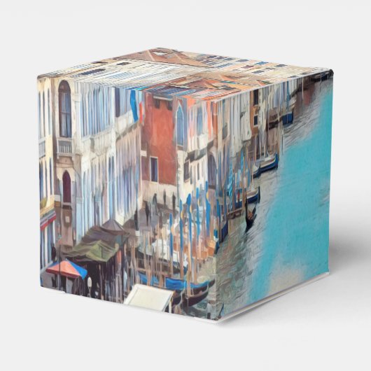 ldp VENICE - Blick auf den Canale Grande von Rialt Geschenkschachtel (Rückseite)