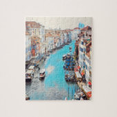 ldp VENICE - Blick auf den Canale Grande von Rialt Puzzle (Vertikal)