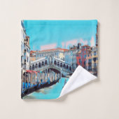 ldp VENICE - Gondeln - Rialto - Badhandtuch Set (Waschlappen)