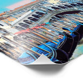 ldp VENICE - Gondeln - Rialto - Fotodruck (Ecke)