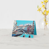 ldp VENICE - Gondeln - Rialto - Karte (Gelbe Blume)