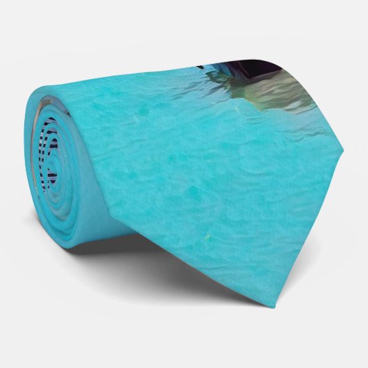 ldp VENICE - Gondeln - Rialto - Krawatte (Gerollt)