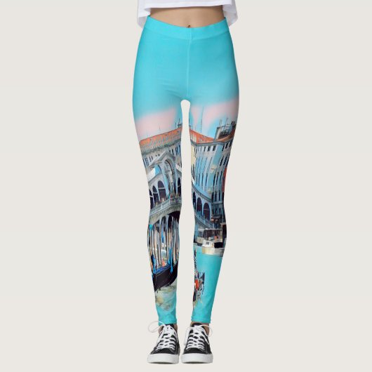 ldp VENICE - Gondeln - Rialto - Leggings (Vorderseite)