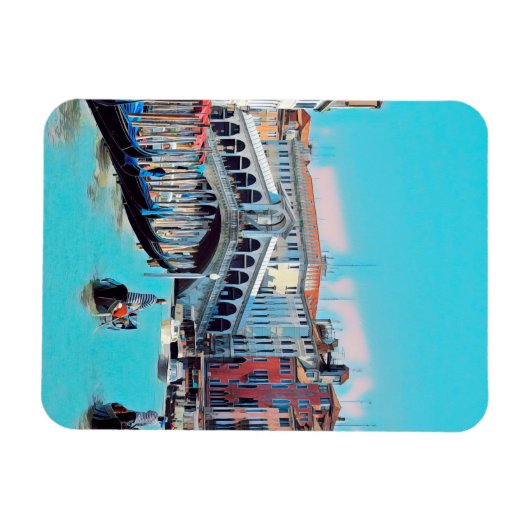 ldp VENICE - Gondeln - Rialto - Magnet (Horizontal)