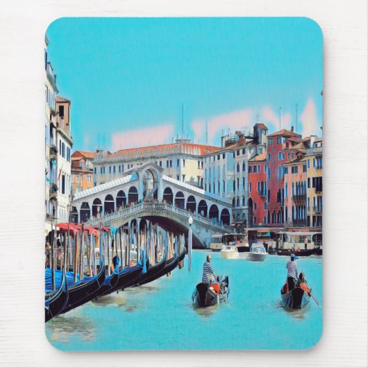 ldp VENICE - Gondeln - Rialto - Mousepad (Vorne)