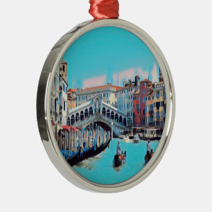 ldp VENICE - Gondeln - Rialto - Ornament Aus Metall