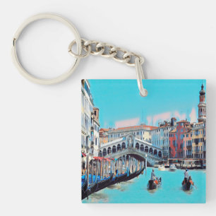 ldp VENICE - Gondeln - Rialto - Schlüsselanhänger