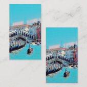 ldp VENICE - Gondeln - Rialto - Visitenkarte (Vorne/Hinten)