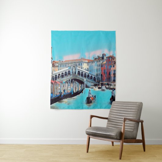 ldp VENICE - Gondeln - Rialto - Wandteppich (Beispiel)