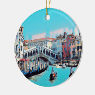 ldp VENICE - gondolas - rialto - Keramik Ornament