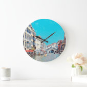 ldp VENICE - Grand Canal - Rialto Beach - Große Wanduhr (Zuhause)