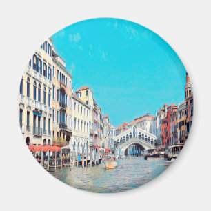 ldp VENICE - Grand Canal - Rialto Beach - Magnet