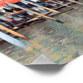 ldp VENICE - Grand Canal - Rialto Beach - Poster (Ecke)