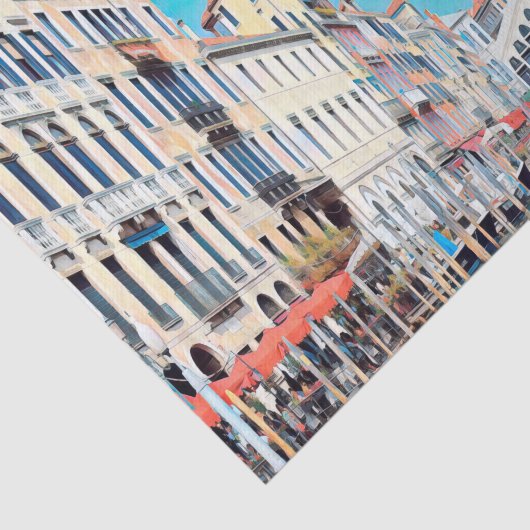 ldp VENICE - Grand Canal - Rialto Beach - Seidenpapier (Ausschnitt)