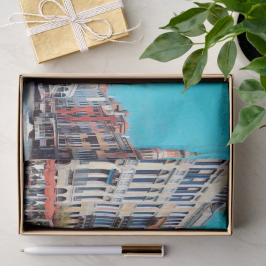 ldp VENICE - Grand Canal - Rialto Beach - Seidenpapier (Geschenk)