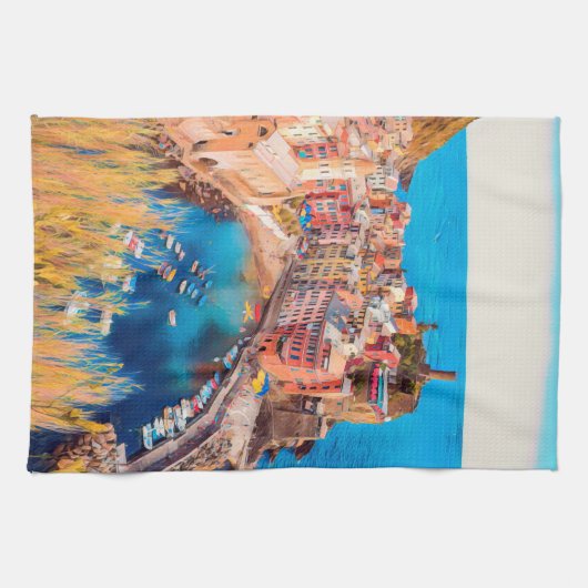 ldp VERNAZZA - Cinque Terre - Geschirrtuch (Horizontal)