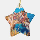 ldp VERNAZZA - Cinque Terre - Keramik Ornament (Links)