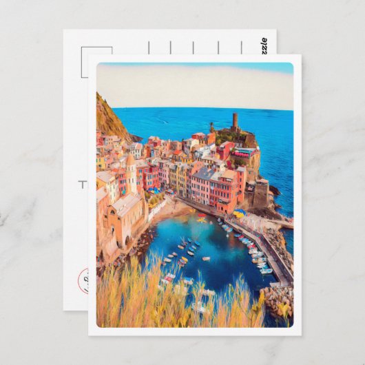 ldp VERNAZZA - Cinque Terre - Postkarte (Vorne/Hinten)