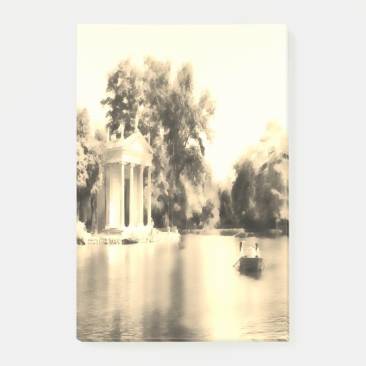 ldp VILLA BORGHESE GARDENS - Rom - Post-it Klebezettel (Vorderseite)
