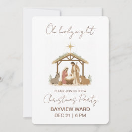 LDS-Geburtstags-Weihnachtsfeier-Einladung Feiertagskarte