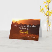 LDS inspirierend Zitate Karte (Gelbe Blume)