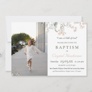 LDS Kirche Jesu Christi Taufe Bläserin Einladung