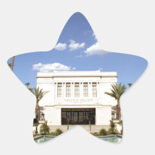 LDS Mesa Arizona Tempel Mormon Bild Stern-Aufkleber