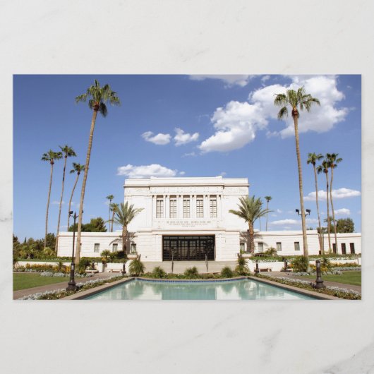 Lds mesa arizona Tempelmormonenbild Briefpapier (Vorderseite)