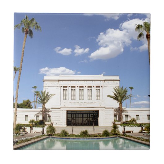 Lds mesa arizona Tempelmormonenbild Fliese (Vorderseite)
