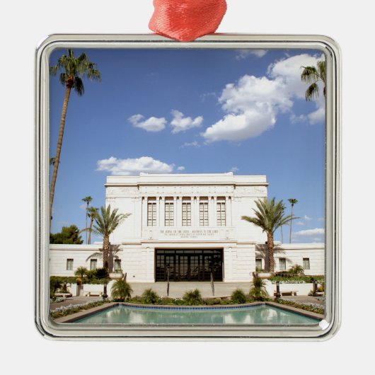 Lds mesa arizona Tempelmormonenbild Ornament Aus Metall (Vorne)