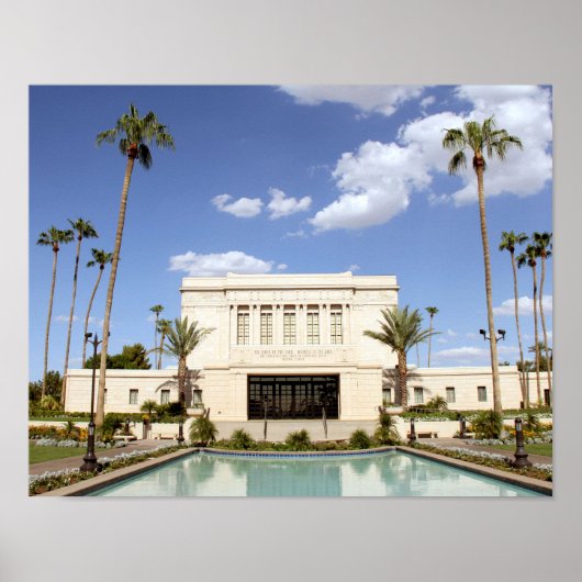 Lds mesa arizona Tempelmormonenbild Poster (Vorne)
